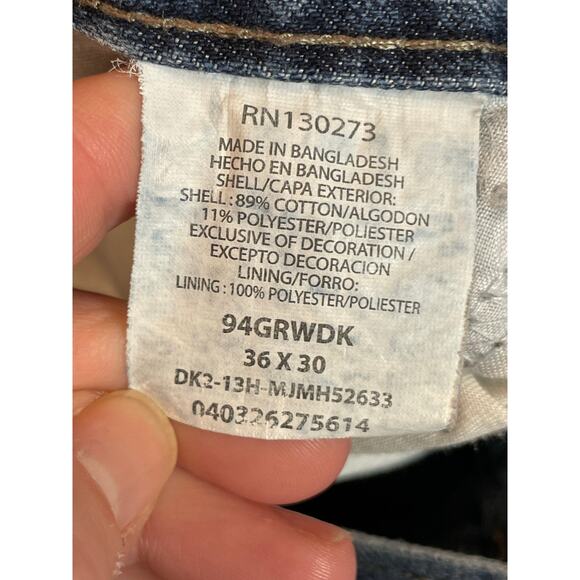 Wrangler‎ Real comfortable jeans lined cargo jeans 36x30 men’s - Picture 5 of 5